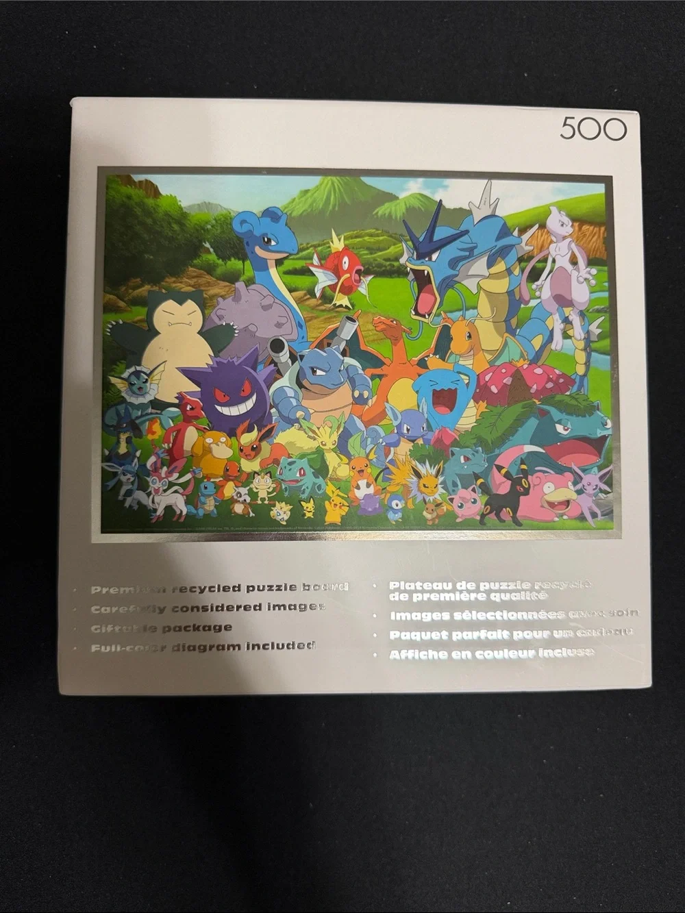 Pokémon 500-Piece Kids Puzzle - Colorful Character Collage